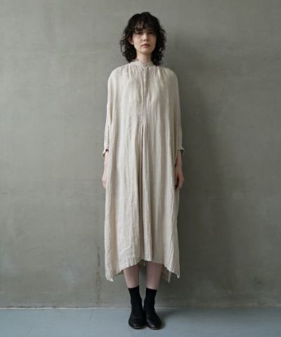 suzuki takayuki スズキタカユキ peasant dress Ⅱ [S241-26/beige