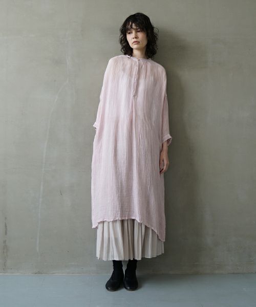 suzuki takayuki, スズキタカユキ, feather dress II [S241-30/wolly geranium purple],  フェザー ドレス