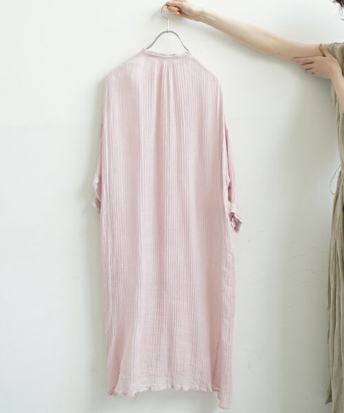 suzuki takayuki スズキタカユキ feather dress II [S241-30/wolly geranium purple] フェザー ドレス