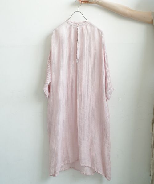 suzuki takayuki スズキタカユキ feather dress II [S241-30/wolly geranium purple] フェザー ドレス