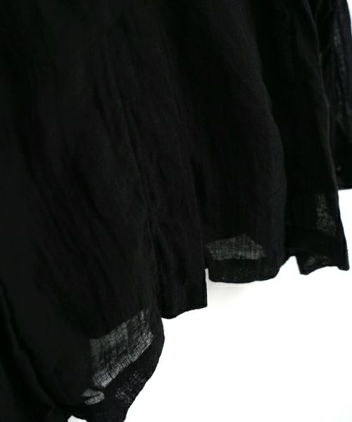 suzuki takayuki スズキタカユキ guze jacket[S241-34/black] ガーゼジャケット