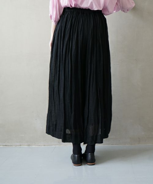 suzuki takayuki スズキタカユキ culotte pants[S241-38/black 