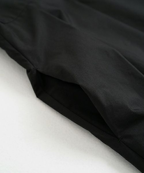 Mochi モチ tuck dress (giza×supima) [ms24-op-01/black] タックドレス(ギザ×スーピマ）