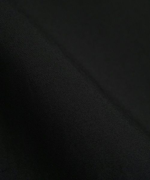 Mochi モチ tuck dress (giza×supima) [ms24-op-01/black] タックドレス(ギザ×スーピマ）