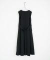 Mochi モチ no sleeve tuck dress [ms24-op-02/black] ノースリーブタックドレス