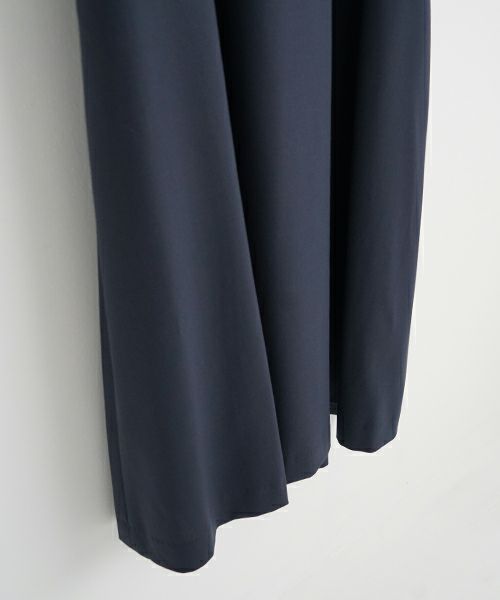 Mochi モチ no sleeve tuck dress [ms24-op-02/deep blue] ノースリーブタックドレス