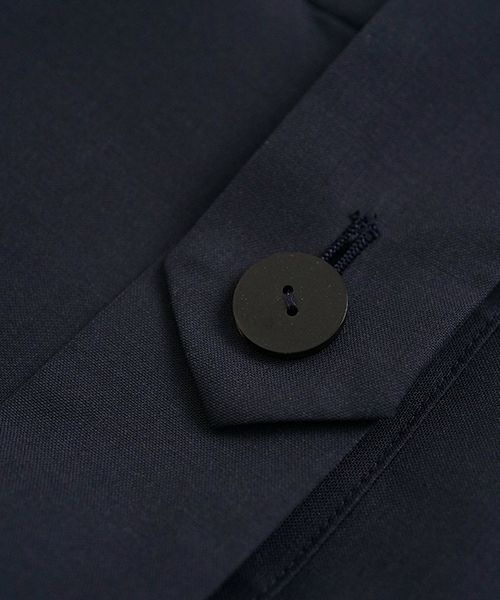 Mochi モチ no sleeve tuck dress [ms24-op-02/deep blue] ノースリーブタックドレス