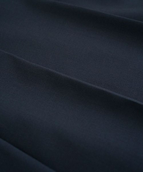 Mochi モチ no sleeve tuck dress [ms24-op-02/deep blue] ノースリーブタックドレス