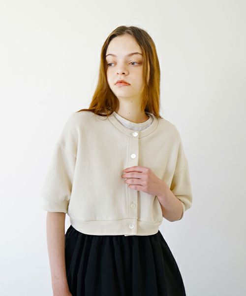 Mochi モチ bolero cardigan [ms24-jk-01/off white] ボレロカーディガン