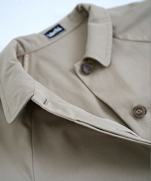Mochi モチ tuck trench coat [ms24-co-01/beige] タックトレンチコート
