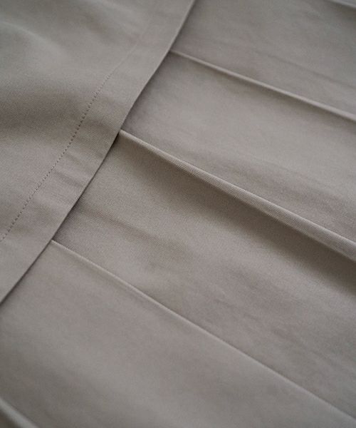 Mochi モチ tuck trench coat [ms24-co-01/beige] タックトレンチコート