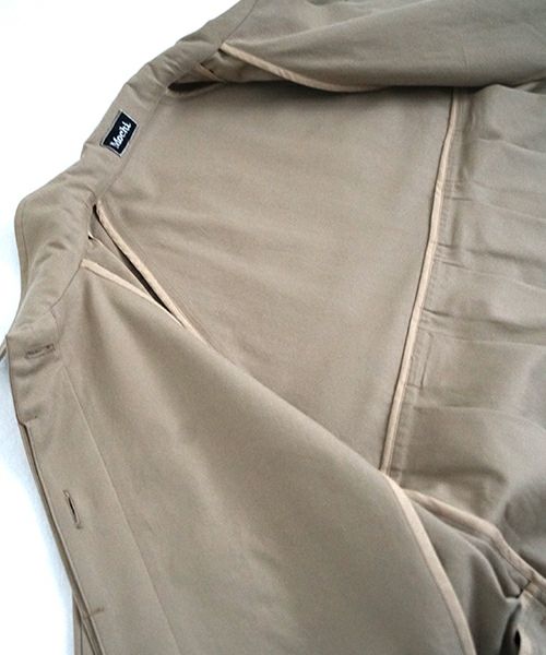 Mochi モチ tuck trench coat [ms24-co-01/beige] タックトレンチコート