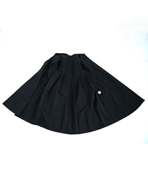Mochi モチ tuck trench coat [ms24-co-01/black] タックトレンチコート