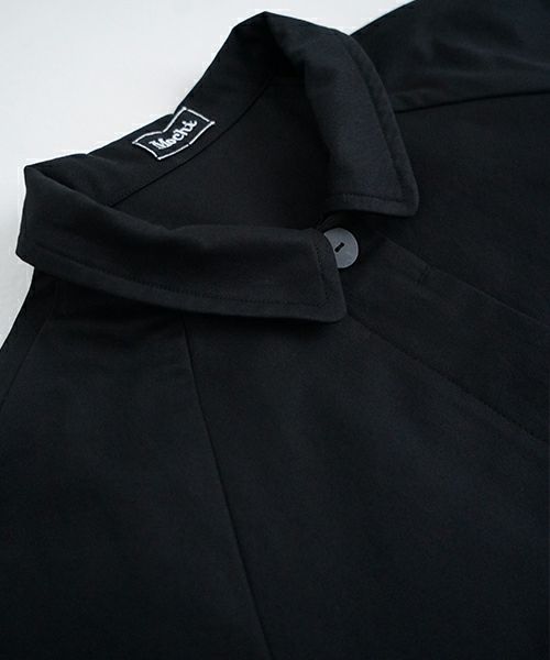 Mochi モチ tuck trench coat [ms24-co-01/black] タックトレンチコート