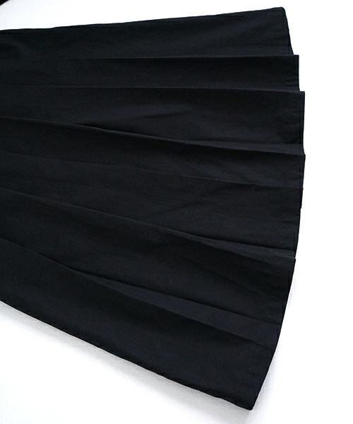 Mochi モチ tuck trench coat [ms24-co-01/black] タックトレンチコート