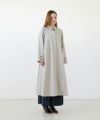 Mochi モチ tuck trench coat [ms24-co-01/chalk] タックトレンチコート