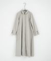 Mochi モチ tuck trench coat [ms24-co-01/chalk] タックトレンチコート
