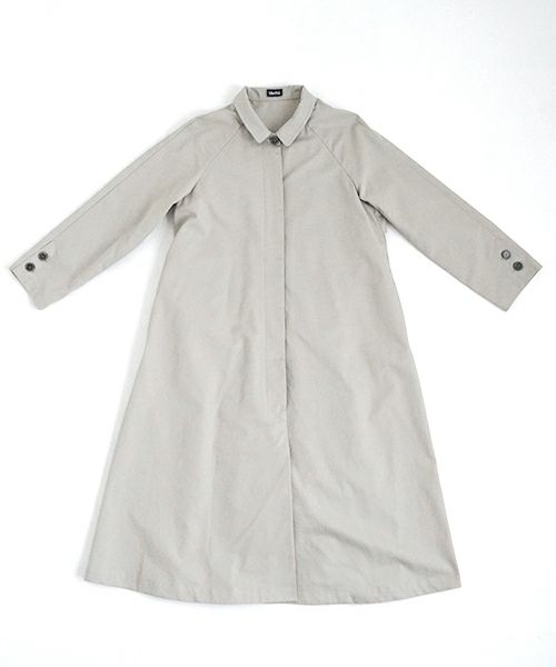 Mochi モチ tuck trench coat [ms24-co-01/chalk] タックトレンチコート