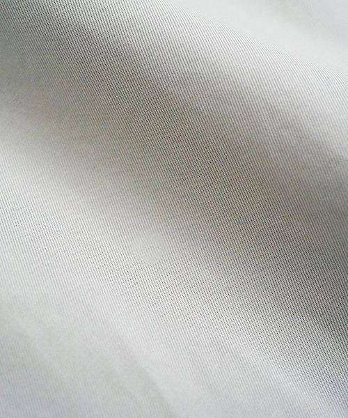 Mochi モチ tuck trench coat [ms24-co-01/chalk] タックトレンチコート