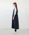 Mochi モチ jumper tuck skirt [ms23-op-03/deep blue] ジャンプタックスカート