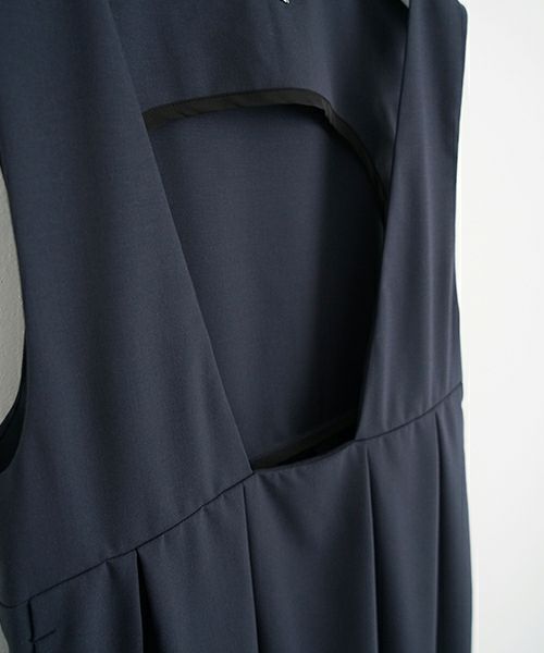 Mochi モチ jumper tuck skirt [ms23-op-03/deep blue] ジャンプタックスカート