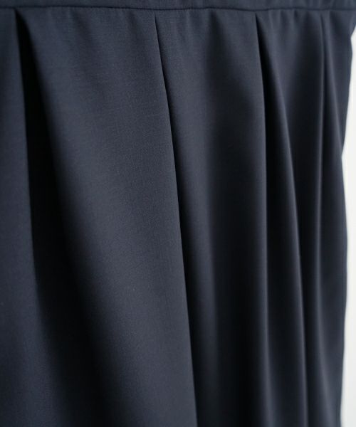 Mochi モチ jumper tuck skirt [ms23-op-03/deep blue] ジャンプタックスカート