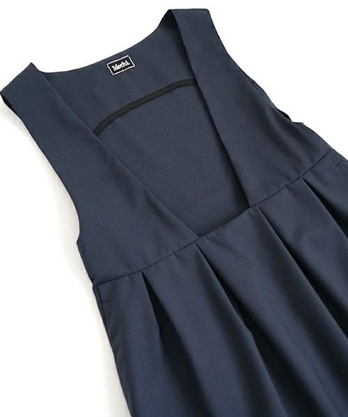 Mochi モチ jumper tuck skirt [ms23-op-03/deep blue] ジャンプタックスカート