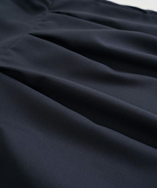 Mochi モチ jumper tuck skirt [ms23-op-03/deep blue] ジャンプタックスカート