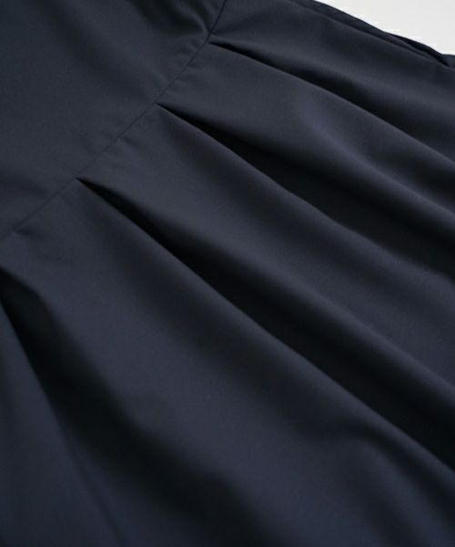 Mochi モチ jumper tuck skirt [ms23-op-03/deep blue] ジャンプタックスカート