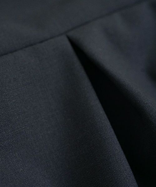 Mochi モチ jumper tuck skirt [ms23-op-03/deep blue] ジャンプタックスカート