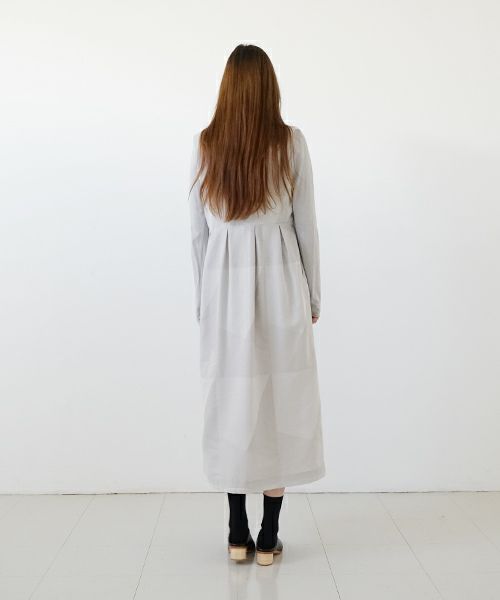 Mochi モチ geometric jumper tuck skirt [ms23-op-03/ash×gray] 幾何学柄ジャンプタックスカート