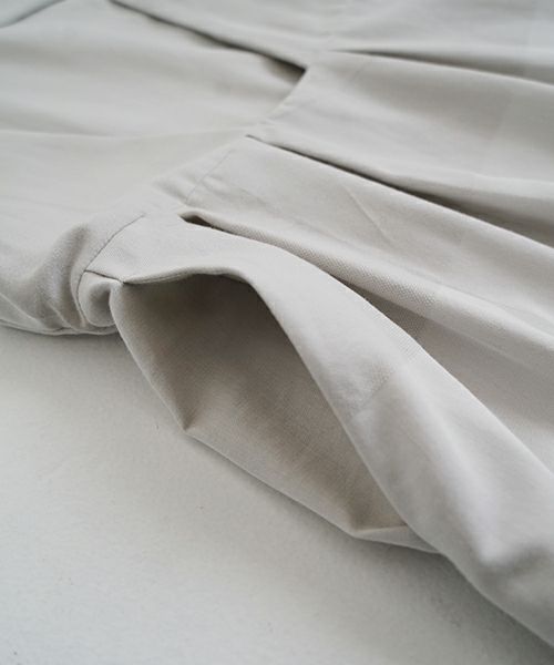 Mochi モチ geometric jumper tuck skirt [ms23-op-03/ash×gray] 幾何学柄ジャンプタックスカート