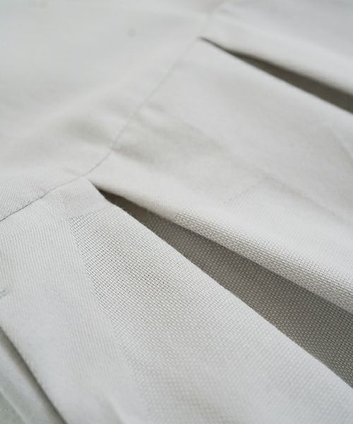 Mochi モチ geometric jumper tuck skirt [ms23-op-03/ash×gray] 幾何学柄ジャンプタックスカート