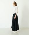 Mochi モチ flare wide pants [ma23-pt-01/black] フレアーワイドパンツ