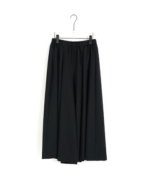Mochi モチ flare wide pants [ma23-pt-01/black] フレアーワイドパンツ