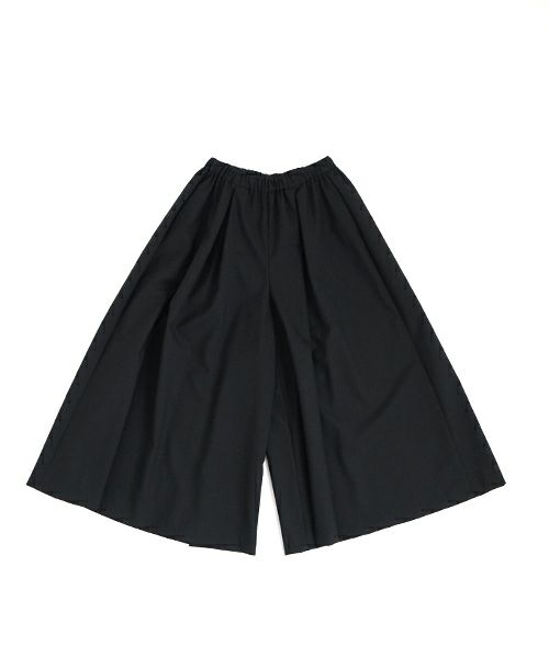 Mochi モチ flare wide pants [ma23-pt-01/black] フレアーワイドパンツ