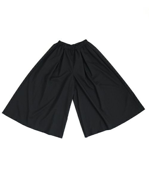 Mochi モチ flare wide pants [ma23-pt-01/black] フレアーワイドパンツ