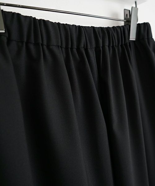 Mochi モチ flare wide pants [ma23-pt-01/black] フレアーワイドパンツ