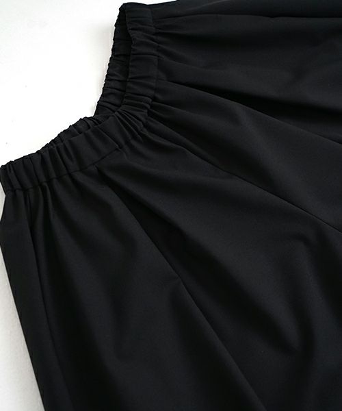 Mochi モチ flare wide pants [ma23-pt-01/black] フレアーワイドパンツ