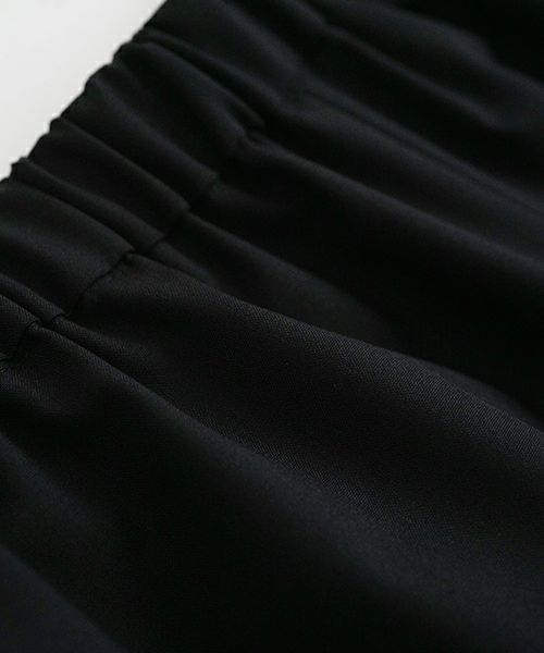 Mochi モチ flare wide pants [ma23-pt-01/black] フレアーワイドパンツ