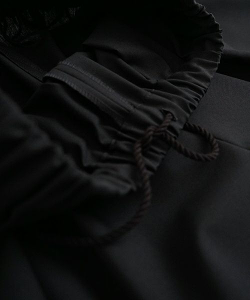 Mochi モチ flare wide pants [ma23-pt-01/black] フレアーワイドパンツ