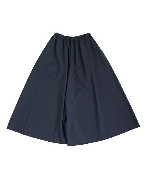 Mochi モチ flare wide pants [ma23-pt-01/deep blue] フレアーワイドパンツ