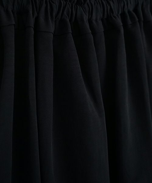 Mochi モチ balloon long skirt [ma24-sk-01/black] バルーンロングスカート