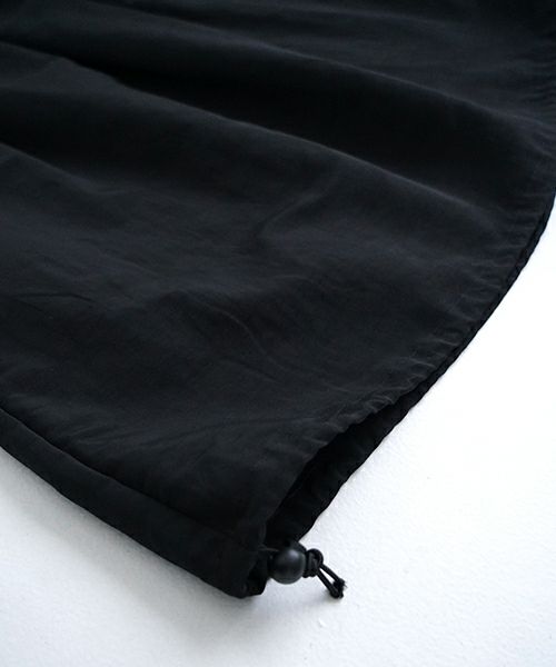 Mochi モチ balloon long skirt [ma24-sk-01/black] バルーンロングスカート
