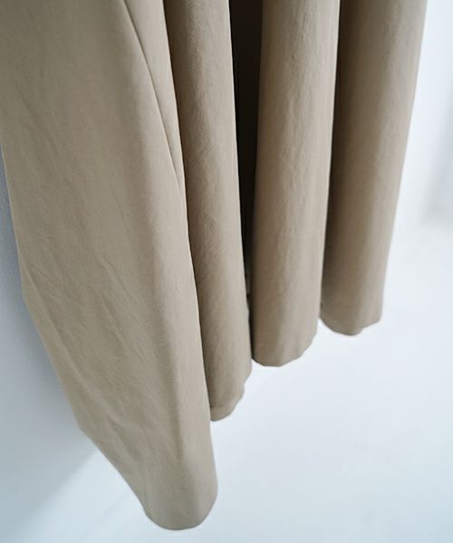 Mochi モチ v-neck belt dress [ms22-op-02/beige]] Vネックベルトドレス