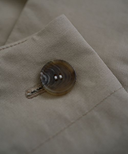 Mochi モチ v-neck belt dress [ms22-op-02/beige]] Vネックベルトドレス