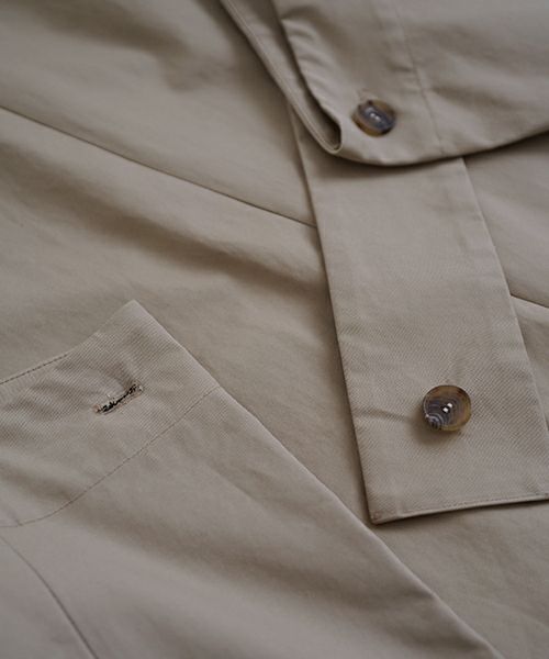 Mochi モチ v-neck belt dress [ms22-op-02/beige]] Vネックベルトドレス