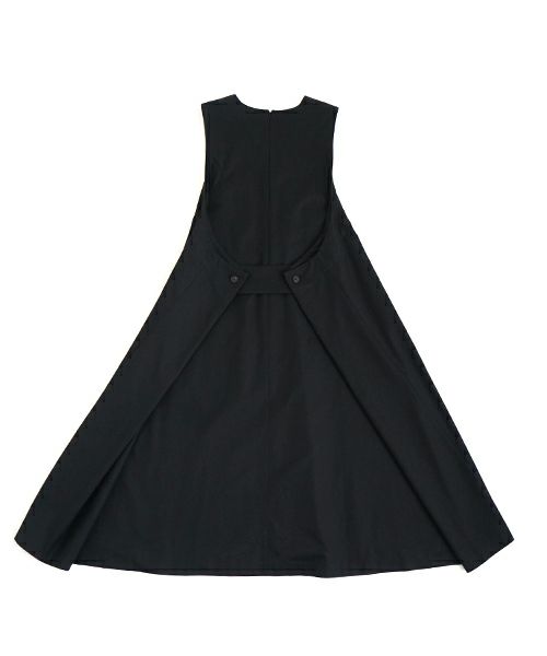 Mochi モチ v-neck belt dress [ms22-op-02/black] Vネックベルトドレス