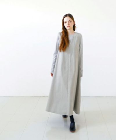 Mochi モチ geometric jumper tuck skirt [ms23-op-03/charcoal×black ...