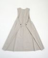 Mochi モチ v-neck belt dress [ms22-op-02/chalk] Vネックベルトドレス
